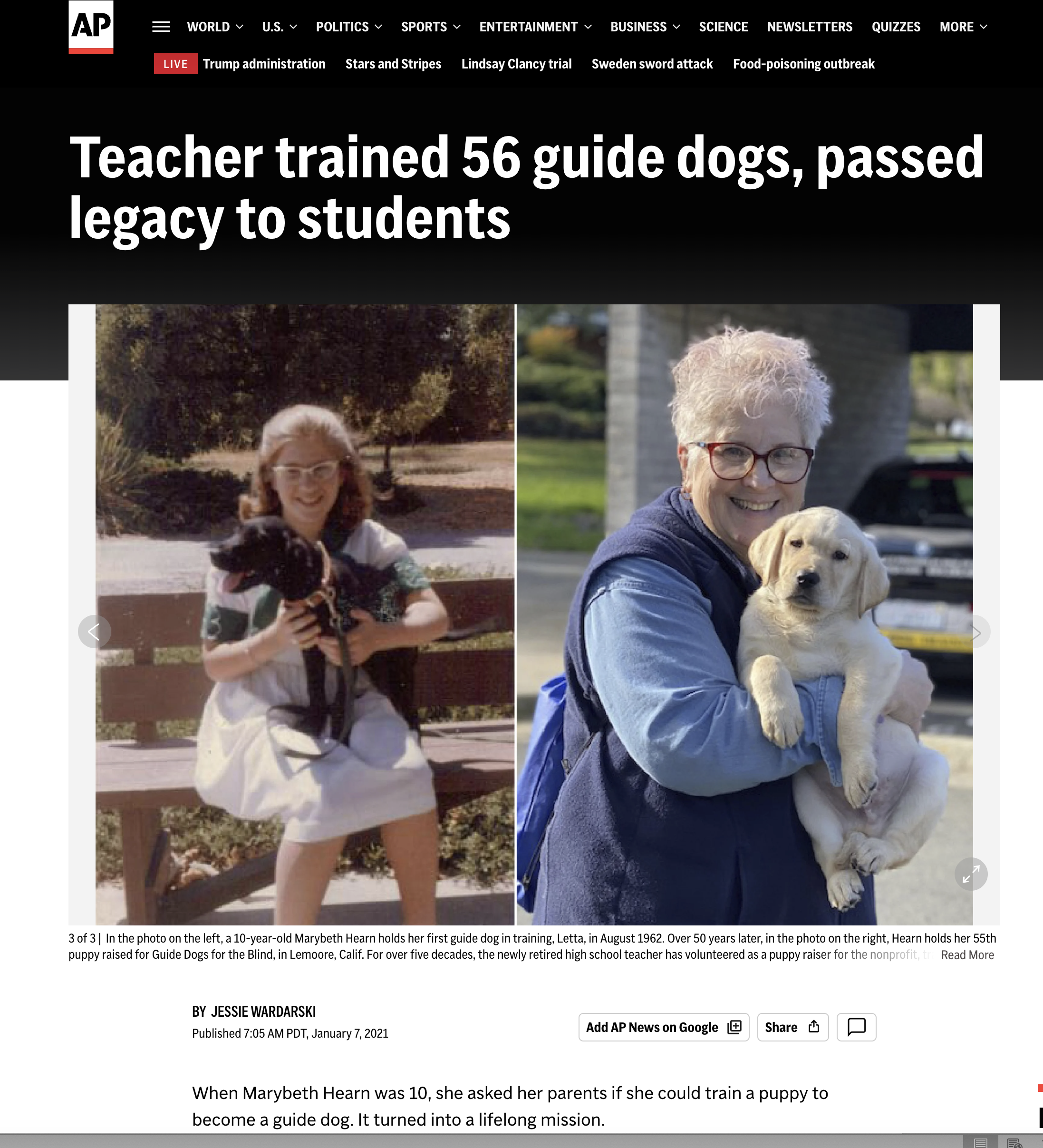 AP / Guide Dogs for the Blind