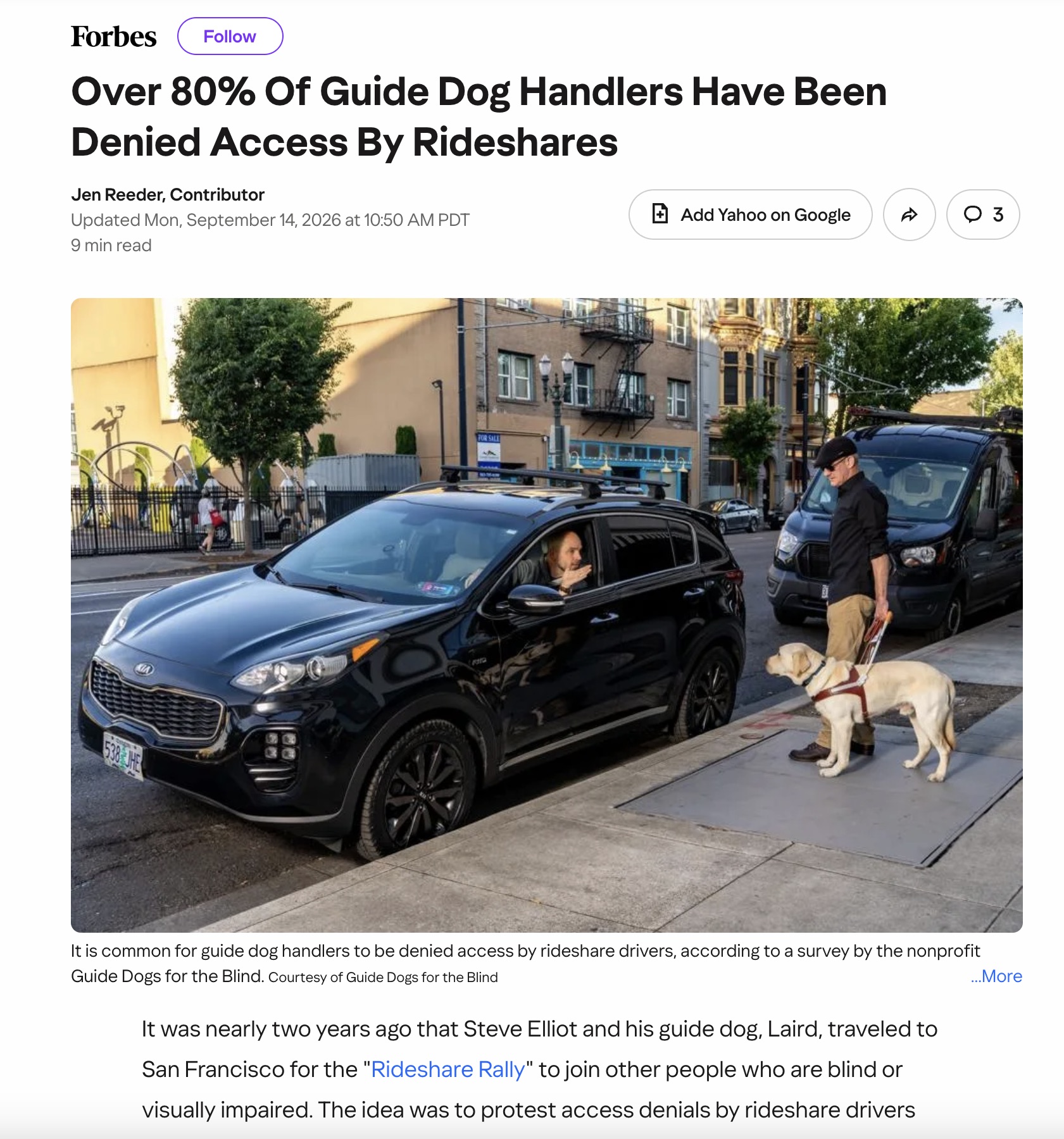 Forbes / Guide Dogs for the Blind