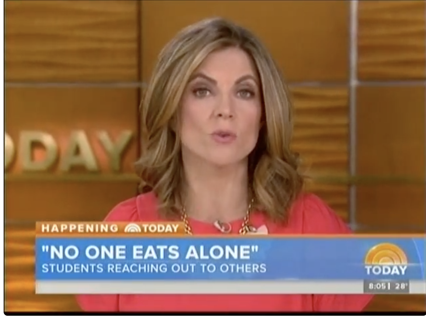 Today Show / No One Eats Alone